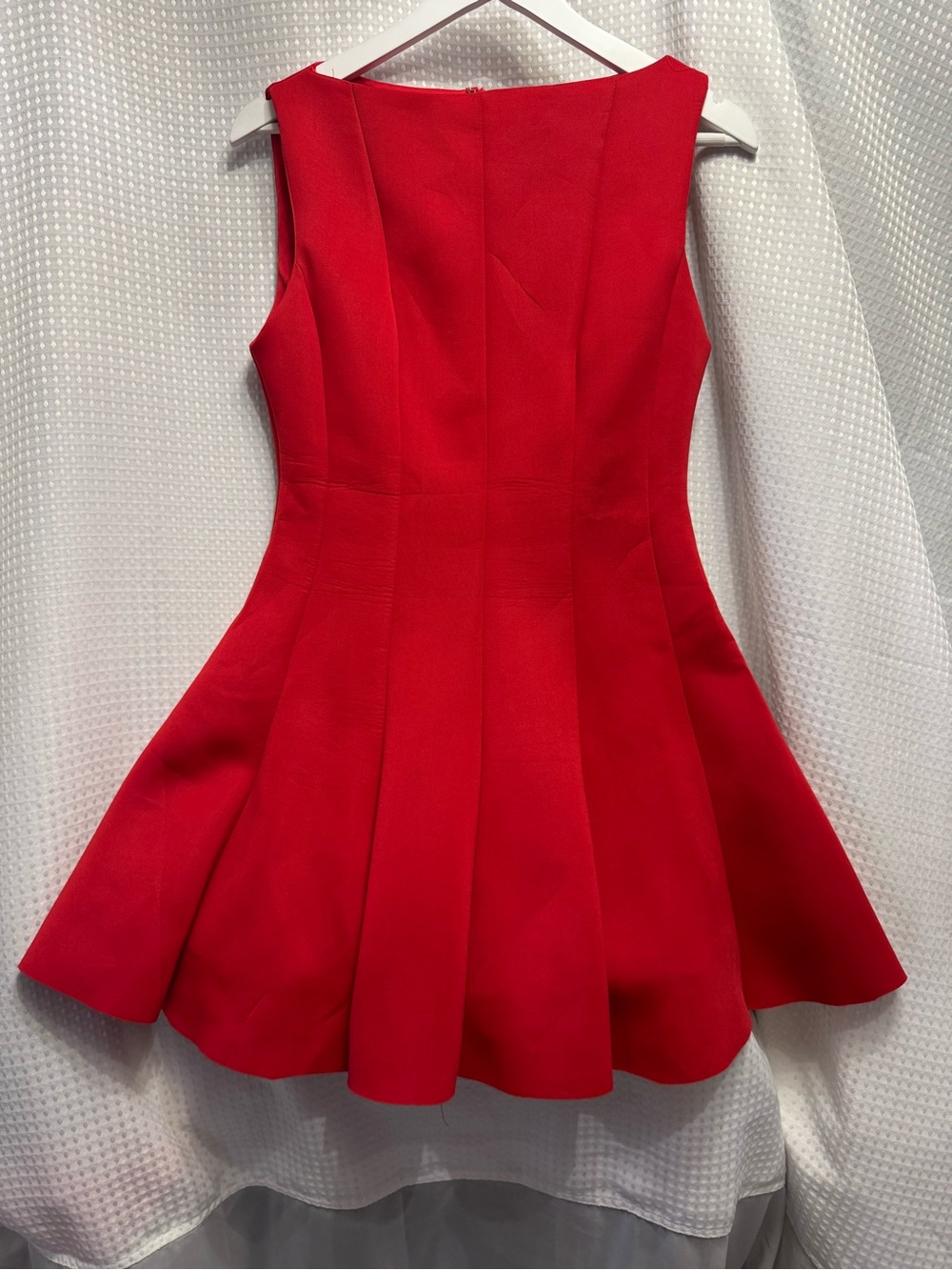 Fashion Nova Red Sleeveless Flared Mini Dress